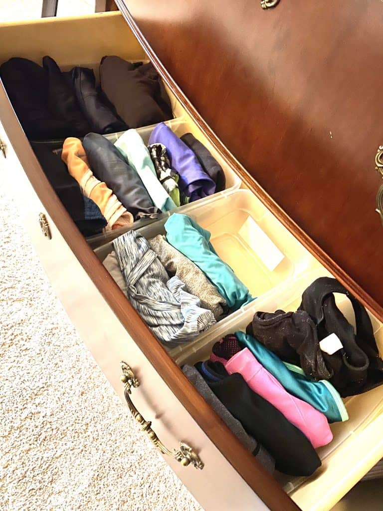 organizing things we store in drawers