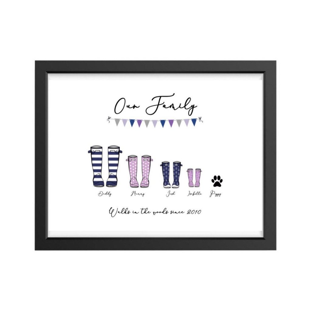 family boots framed