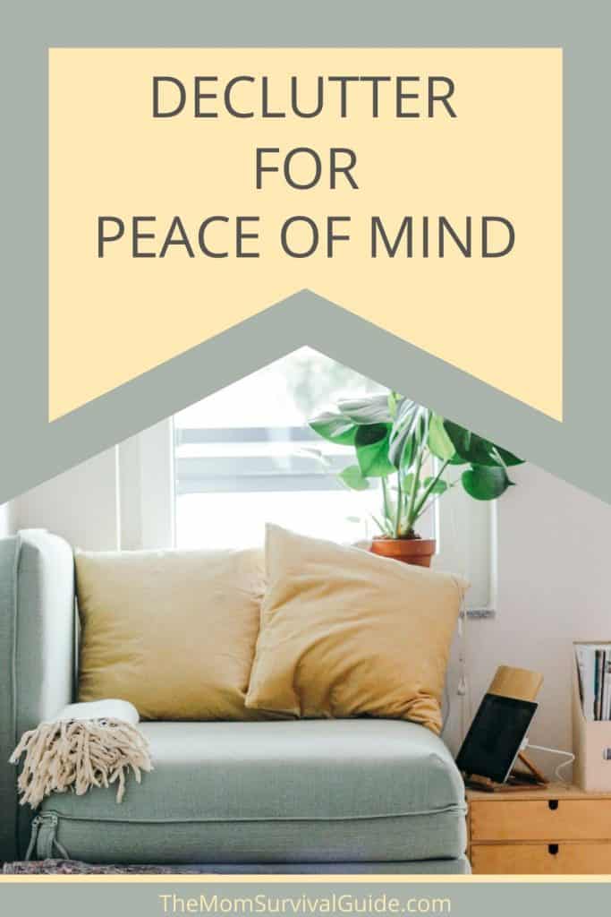 going to bed with a messy house