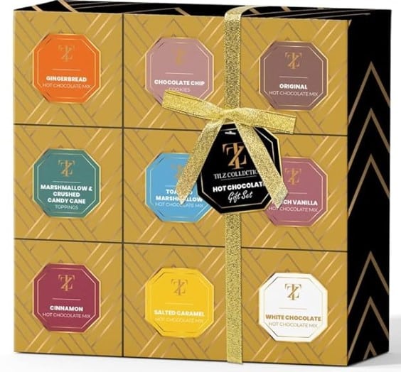 hot chocolate gift set for hostess