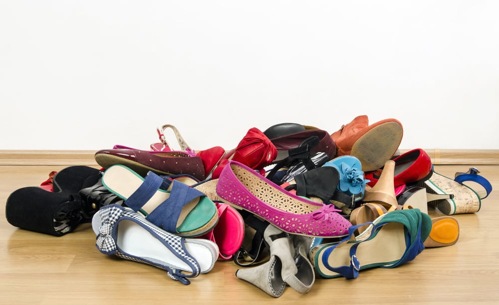 how to declutter shoes