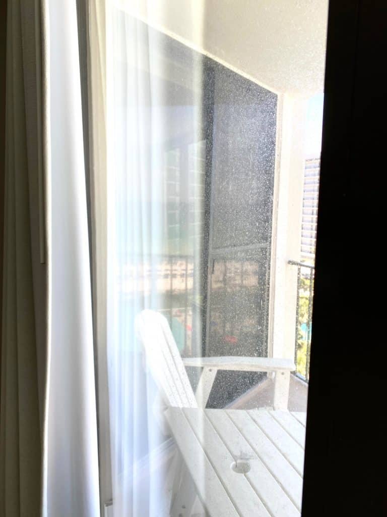 dirty window making for a dirty house