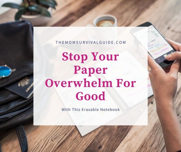 How This Erasable Notebook Will Stop Your Paper Overwhelm For Good
