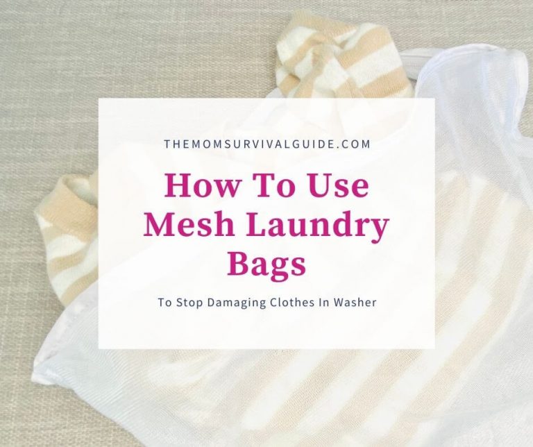How To Use Mesh Laundry Bags To Stop Damaging Clothes in The Washer