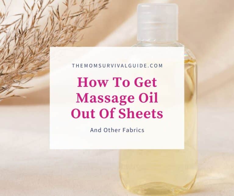How To Get Massage Oil Stains Out Of Bed Sheets and Other Fabrics
