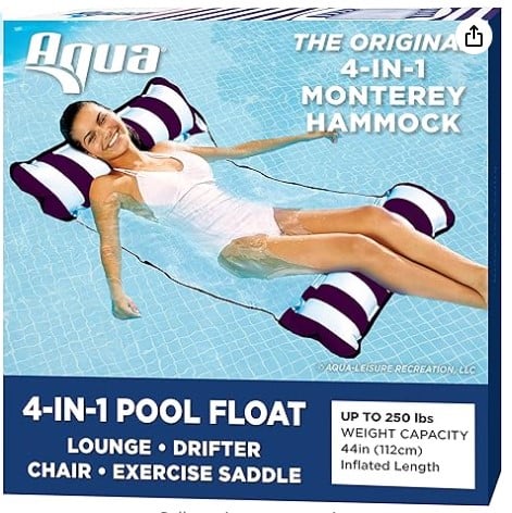 aqua hammock pool float