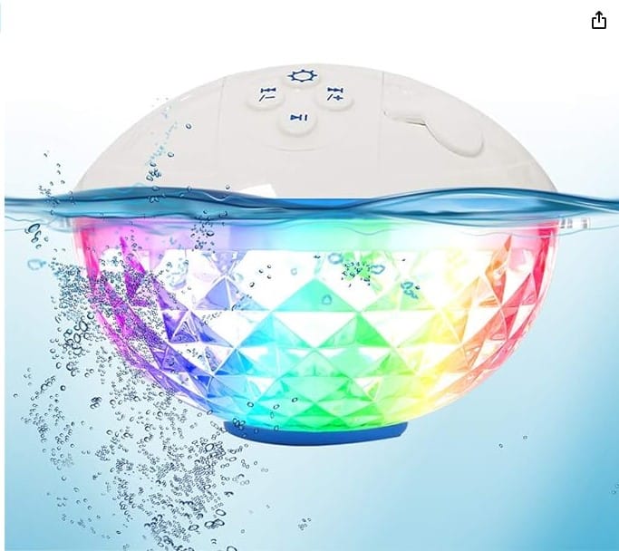 light up floating bluetooth speaker